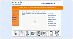 Desktop Screenshot of kilnsandequipment.co.uk